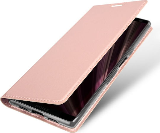 Dux Ducis Skin Pro Книга Изкуствена кожа Розово злато (Xperia 10)