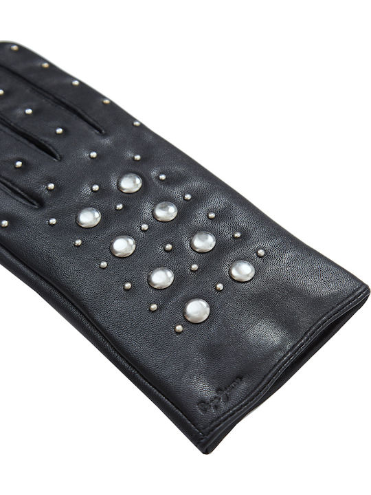 Women's Leather Gloves Black Aurora