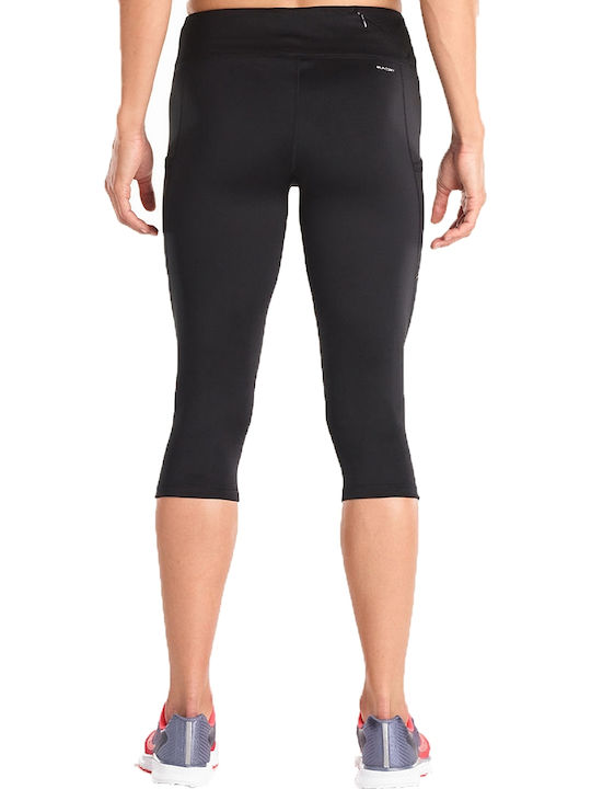 Saucony Scoot Crop 2.0 Ausbildung Frauen Capri Leggings Schwarz