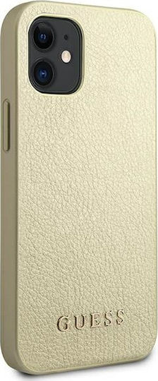 Guess Iridescent Back Cover Πλαστικό Χρυσό (iPhone 12 mini)