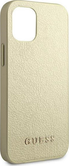 Guess Iridescent Back Cover Πλαστικό Χρυσό (iPhone 12 mini)