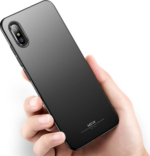 MSVII Ultra-Thin Cover PC Back Cover Πλαστικό Μαύρο (Xiaomi Mi 8 Lite)
