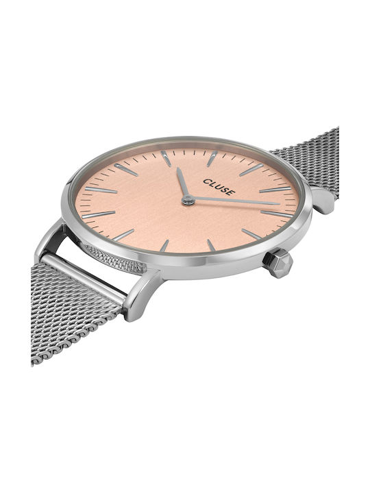 Cluse La Boheme Uhr mit Silber Metallarmband