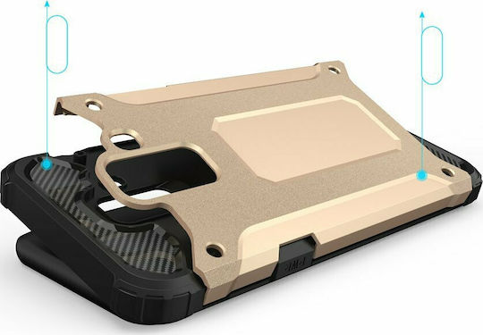 Hurtel Tough Armor Back Cover Πλαστικό Χρυσό (Galaxy A6 2018)
