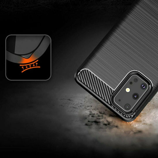 Hurtel Задна корица Силикон Черен (Galaxy S20)
