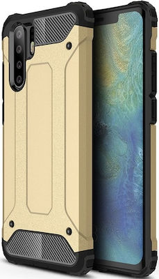 Hurtel Plastic Back Cover Durable Gold (Huawei P30 Pro)