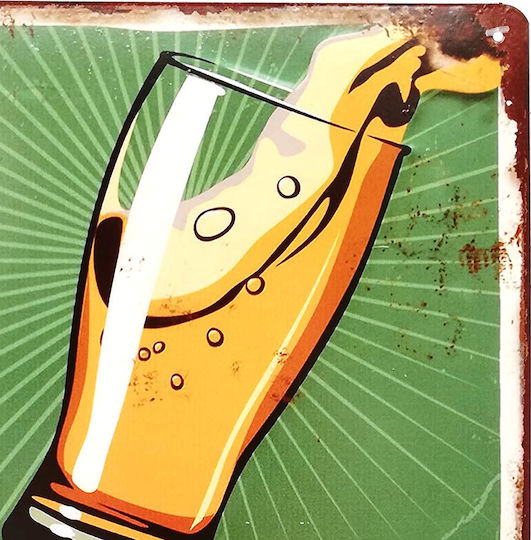 SP Souliotis από Μέταλλο Good Beer 33x33cm