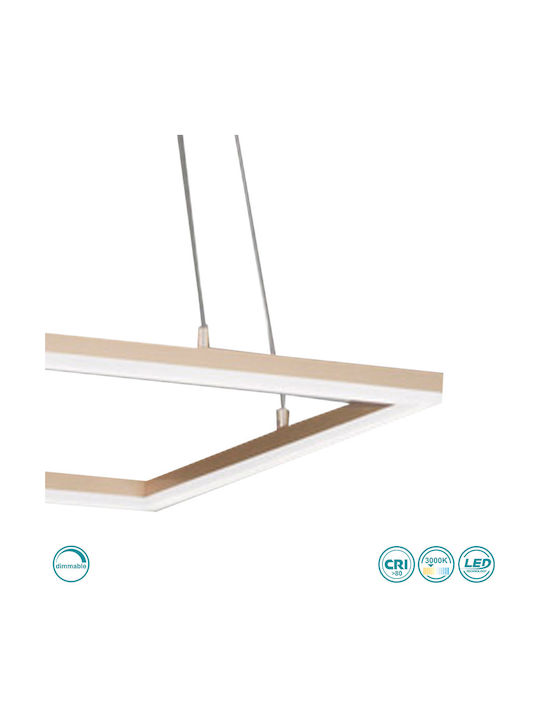 Fabas Luce Bard Pendant Light LED with Warm White Light Gold