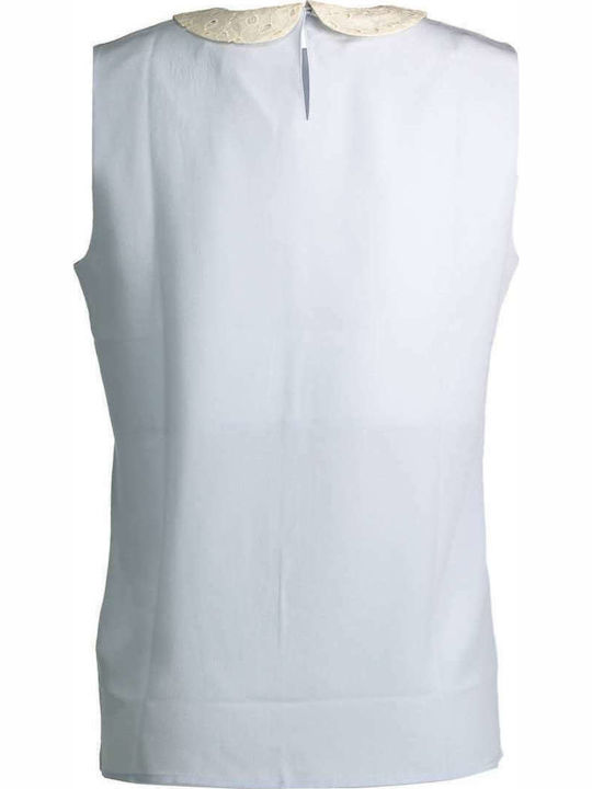 Gant Women's Summer Blouse Sleeveless White