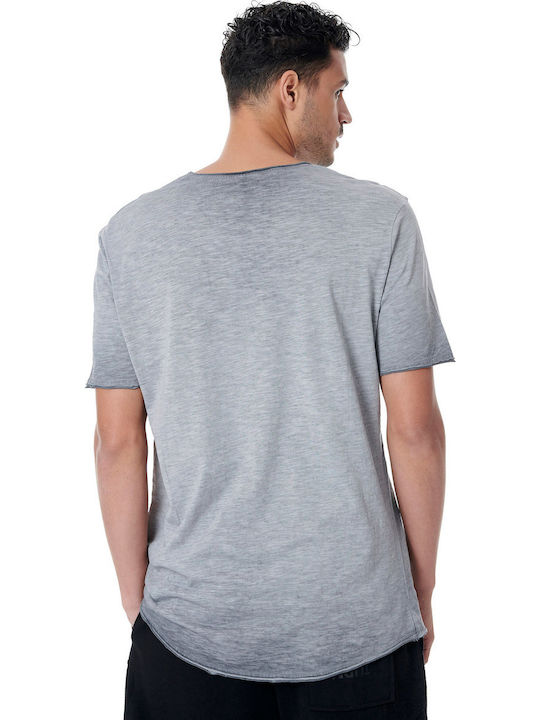 BodyTalk 1191-958928 Men's Short Sleeve T-shirt with V-Neck Dark Grey 1191-958928-05001