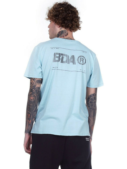 Body Action Men's Athletic T-shirt Short Sleeve Light Blue