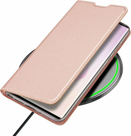 Dux Ducis Skin Pro Wallet Δερματίνης Ροζ Χρυσό (Galaxy Note 20)