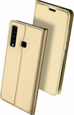 Dux Ducis Skin Pro Series Buchen Sie Synthetisches Leder Gold (Galaxy A9 2018)