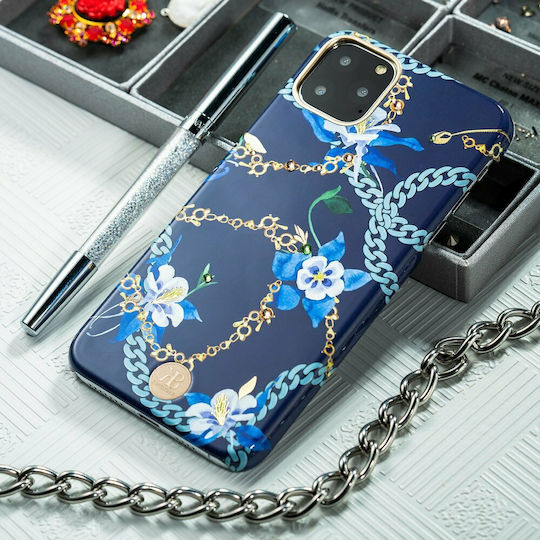 Kingxbar Luxury Thin Back Cover Plastic Blue (iPhone 11 Pro Max)