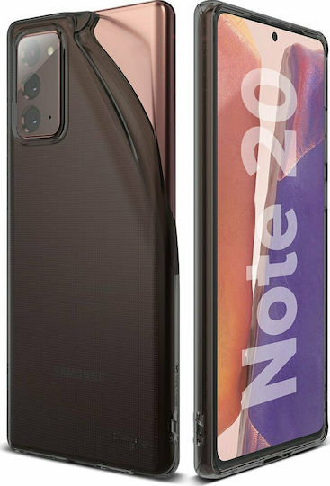 Ringke Air Back Cover Σιλικόνης 1.2mm Μαύρο (Galaxy Note 20)