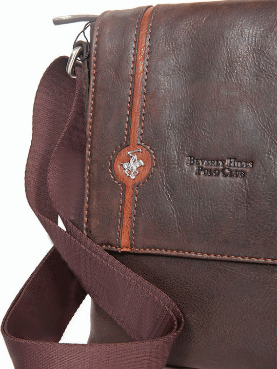 Leather Men's Bag Messenger Brown