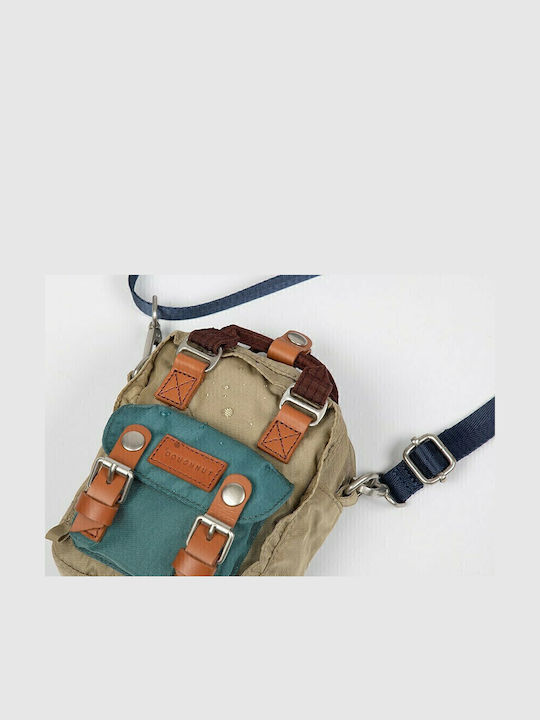 Macaroon Tiny Glossy Men's Bag Shoulder / Crossbody Blue