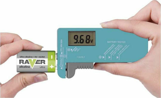 Emos N0322 Ψηφιακό Battery Tester με Πτυσσόμενη Υποδοχή