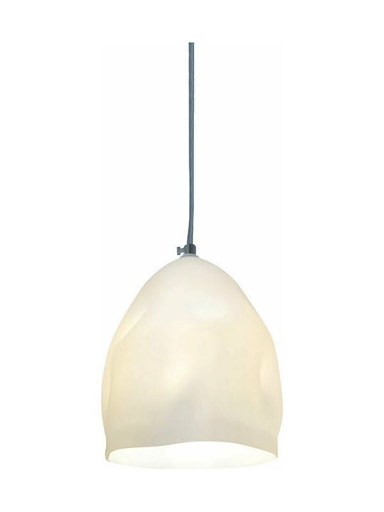 Home Lighting Μοντέρνο Κρεμαστό Φωτιστικό Μονόφωτο με Ντουί E14 σε Λευκό Χρώμα