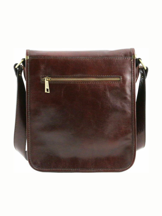 TL Messenger Leder Herrentasche Schulter / Crossbody Braun