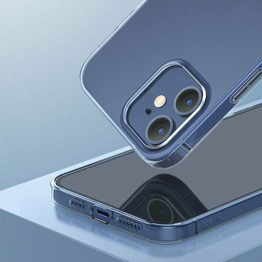 Baseus Simple Back Cover Σιλικόνης Διάφανο (iPhone 12 / 12 Pro)