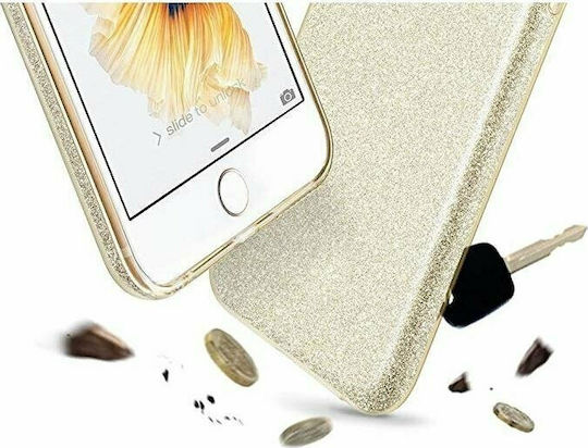 Shining Back Cover Σιλικόνης Χρυσό (Huawei Y7 2019 / Y7 Prime 2019)