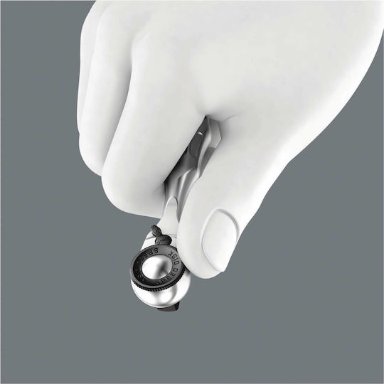 Wera 8008 A Zyklop Mini Ratchet 1/4" 8.7cm with 60 Blades 5003793001
