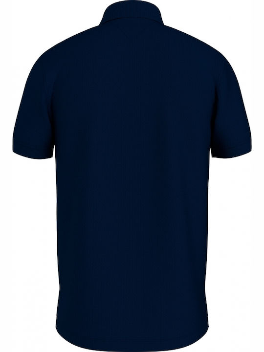 Tommy Hilfiger Ανδρική Μπλούζα Polo Κοντομάνικη Navy Μπλε