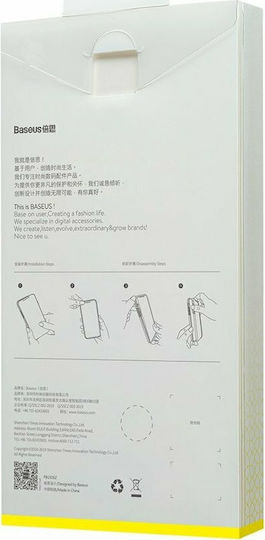 Baseus Glitter Hard Slim Back Cover Σιλικόνης Διάφανο (iPhone 11 Pro)