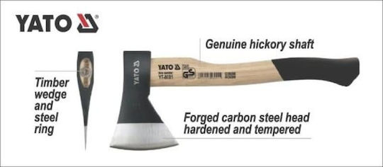 Yato YT-8004 Shredding Axe Length 71cm and Weight 1.25kg with Wooden Handle