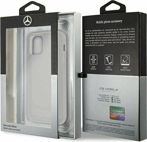 Mercedes-Benz Umschlag Rückseite Kunststoff Transparent (iPhone 12 mini)