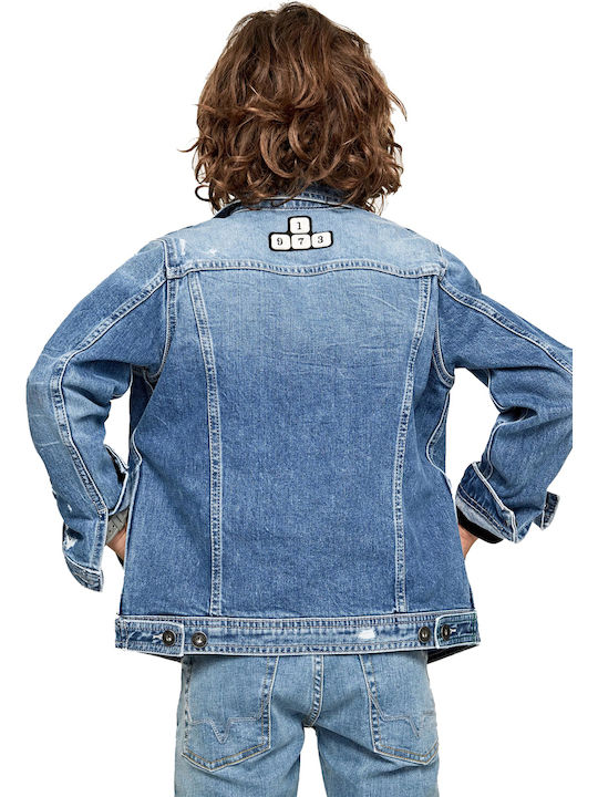 Legendary Bolt Kinderjacken & Winterjacken Denim Kurzes Blauen