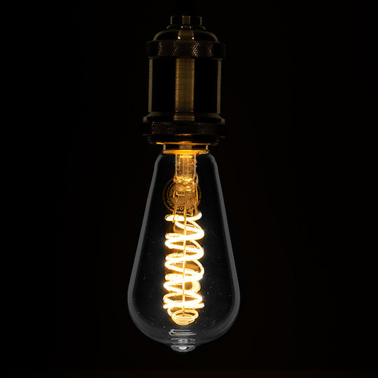 GloboStar LED Bulb 6W 145mm for Socket E27 and Shape ST64 Warm White 510lm Dimmable