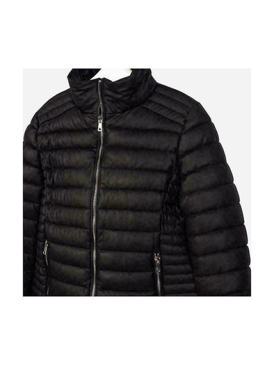 Mayoral Kids Quilted Jacket short Black