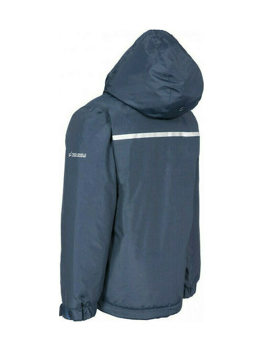 Trespass Kinderjacke Kurz mit Kapuze Marineblau