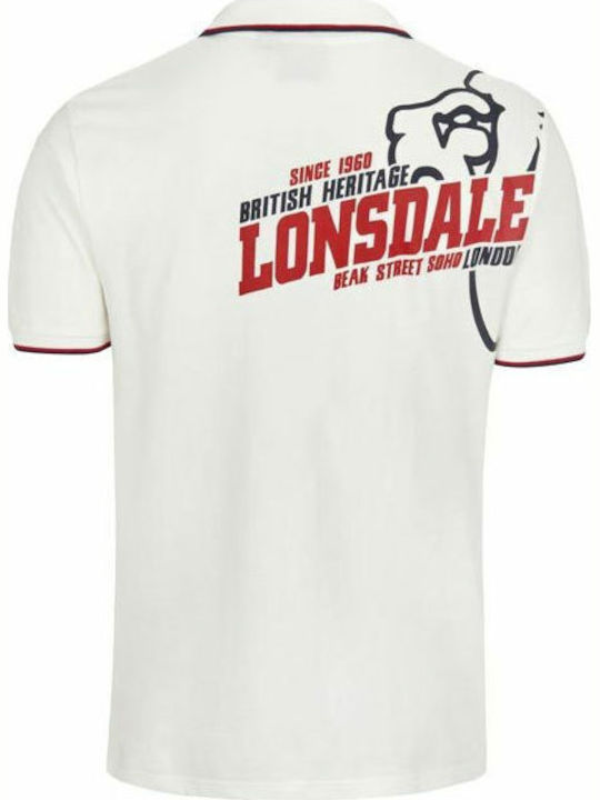 Lonsdale Bordon Polo Μπλούζα Λευκή