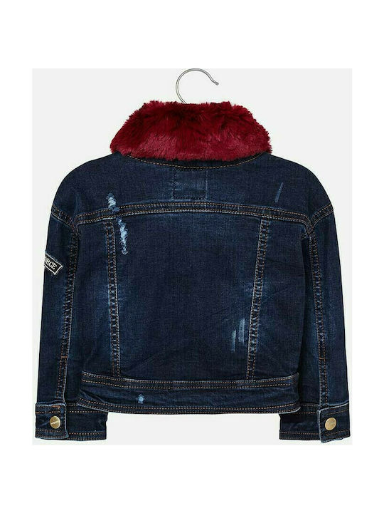 Mayoral Kids Denim Jacket short Blue