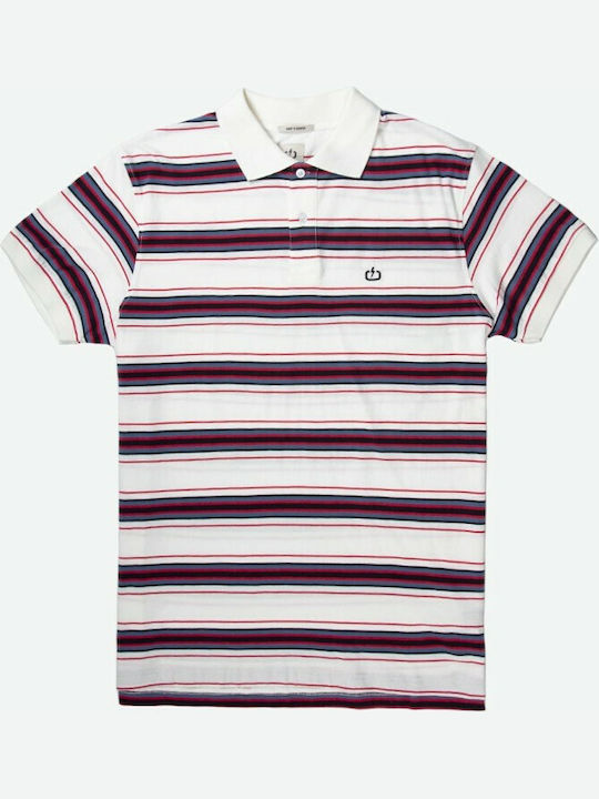 Emerson Ανδρικό T-shirt Polo Off White