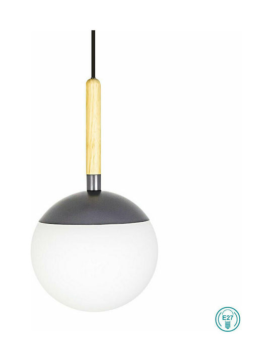 Faro Barcelona Pendant Light Single-Light for Socket E27 Gray