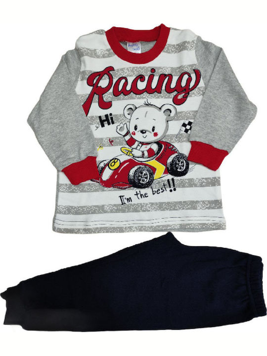 Pretty Baby Kids' Pajamas Winter Gray