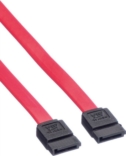 Value 7-Pin SATA II - 7-Pin SATA II Cable 50cm Κόκκινο (11.99.1555)