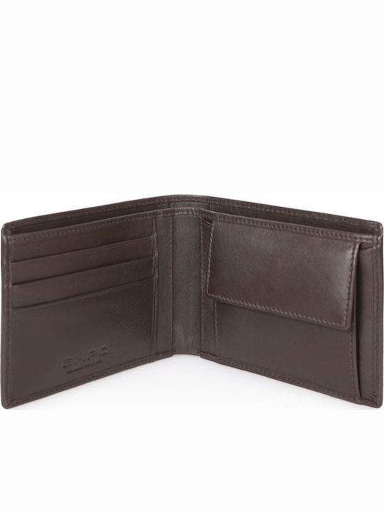 Leather Men's Wallet Classic Brown