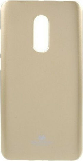 Mercury Jelly Back Cover Silicone Gold (Redmi 5 Plus)