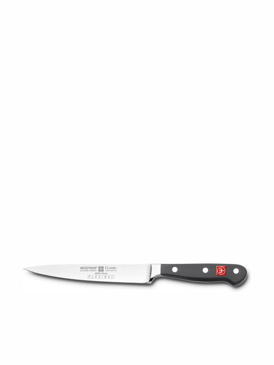 Wusthof Classic Cuțit Fileu din Oțel Inoxidabil Negru 16cm 4550-16 1030103716 1buc