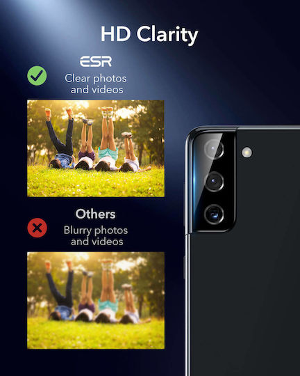 ESR Lens Protector Camera Protection Tempered Glass Black for the Galaxy S21+ 5G