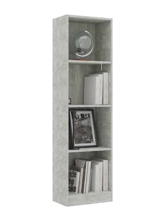 Bookcase Gray 40x24x142cm