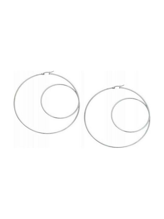 Senza Earrings Hoops made of Steel