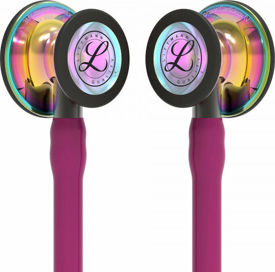 3M Littmann Cardiology IV Cardiology Adults Non Chill Double Head Stethoscope Fuchsia