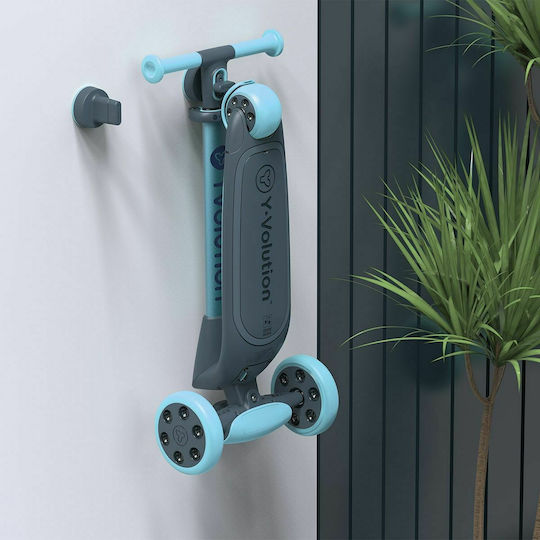 Y Volution Kids Scooter Foldable YGlider NUA 3-Wheel for 3+ Years Blue
