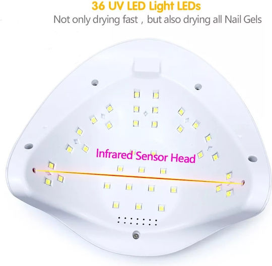 Sun X Nail Polish Curing Lamp UV / LED 54W Pink